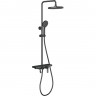 Душевая стойка со смесителем GAPPO черный G2496-26