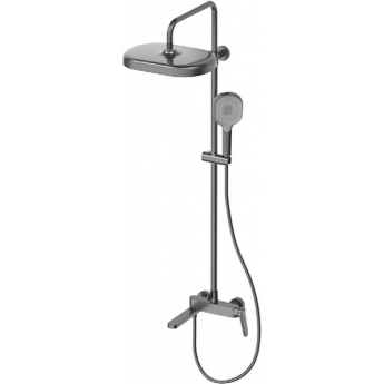 Душевая стойка со смесителем GAPPO G10-9 G2410-9 оружейная сталь