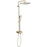 Душевая стойка со смесителем GAPPO G28-3 G2428-3 сатин золотой