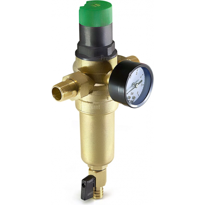 Фильтр со встроенным редуктором давления поршневого типа для горячей воды GAPPO 1/2" G1413.04