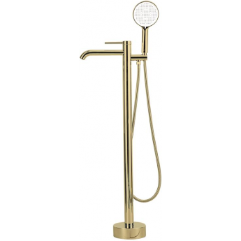 Напольный смеситель для ванны GAPPO G06-3 G3006-3 сатин золотой
