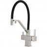 Смеситель для кухни GAPPO G4395-60 с гибким изливом, черный/хром Смеситель для кухни GAPPO G4395-60 с гибким изливом, черный/хром