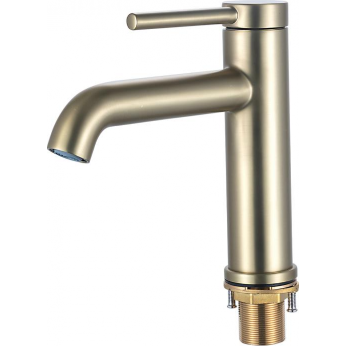 Смеситель для раковины GAPPO G06-3 сатин золотой G1006-3